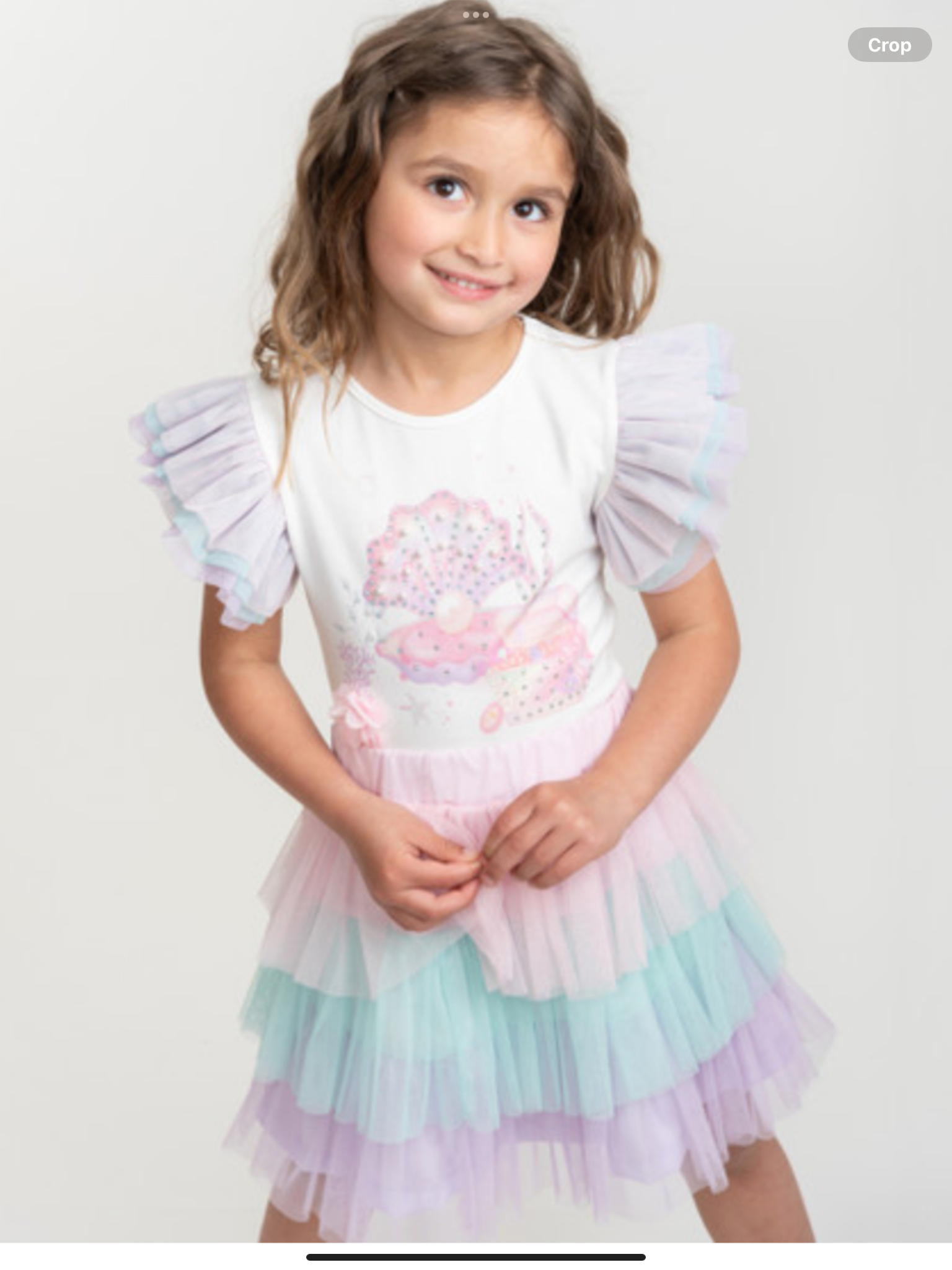 CARAMELO 342262 RAINBOW DEEP SEA DREAMS SKIRT SET 012576