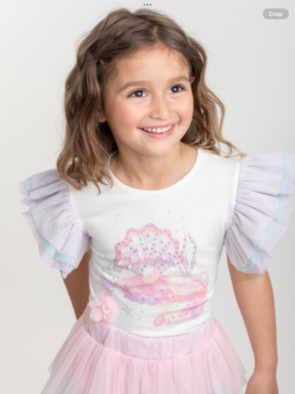 CARAMELO 342262 RAINBOW DEEP SEA DREAMS SKIRT SET 012576