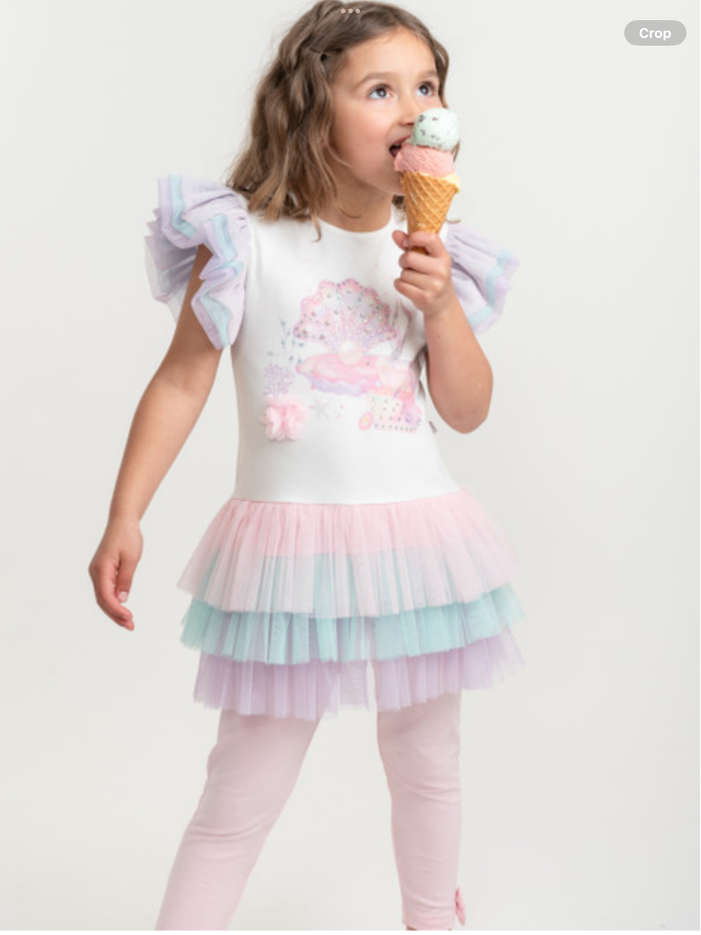 CARAMELO KIDS RAINBOW DEEP SEA DREAMS LEGGING SET  012577