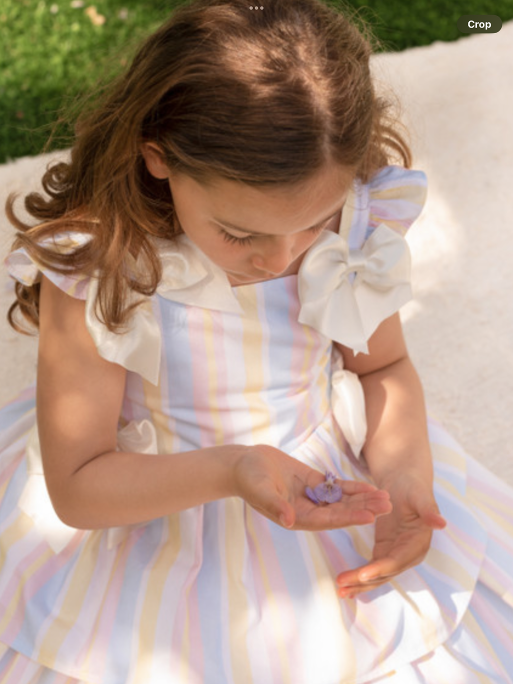 CARAMELO KIDS RAINBOW SWEET STRIPES DRESS 012578