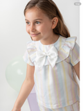 CARAMELO 389003 RAINBOW SWEET STRIPES SHORT SET 012579