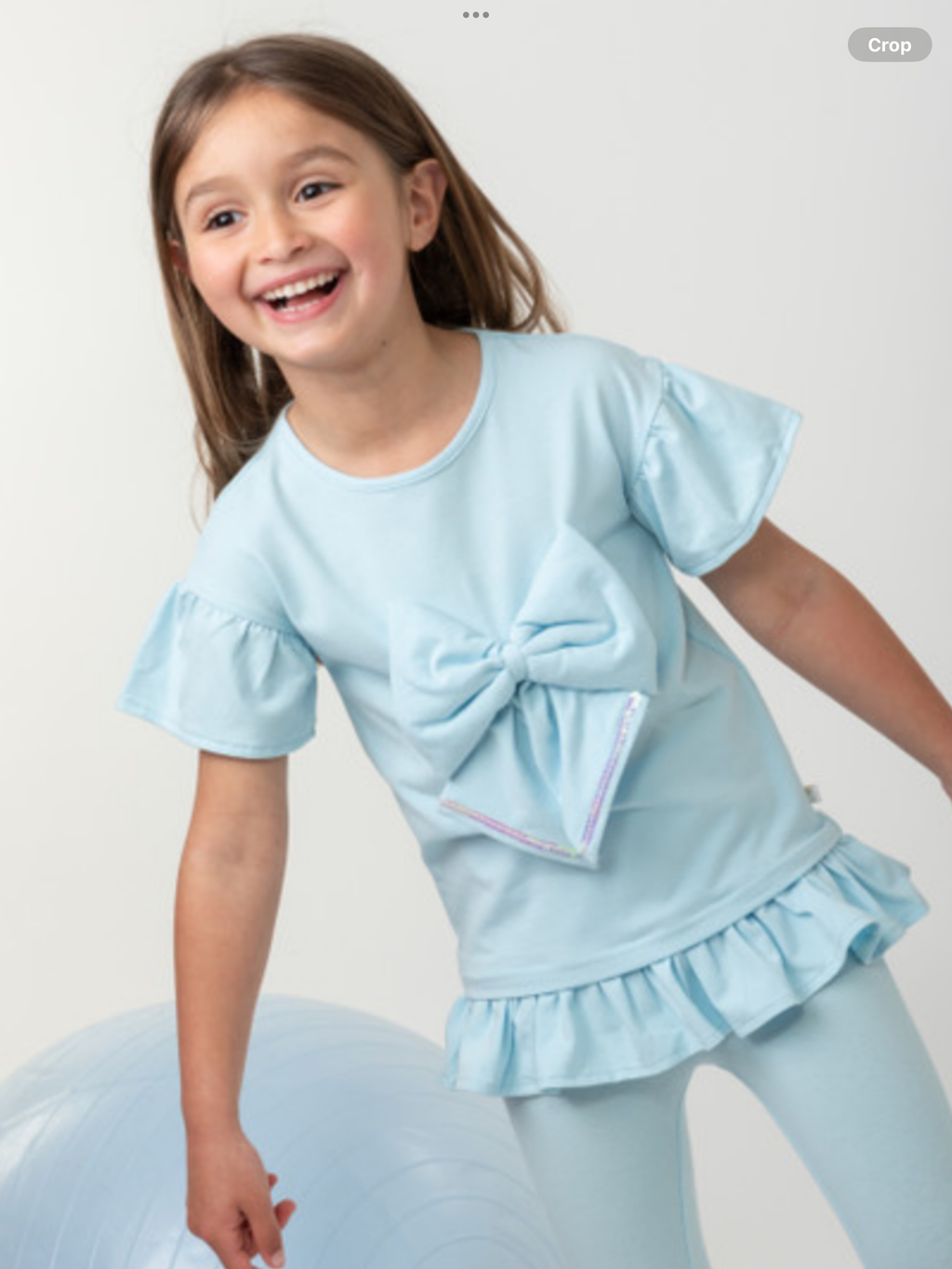 CARAMELO KIDS SKY ELEVATED ESSENTIALS RUFFLE LEGGING SET 012580