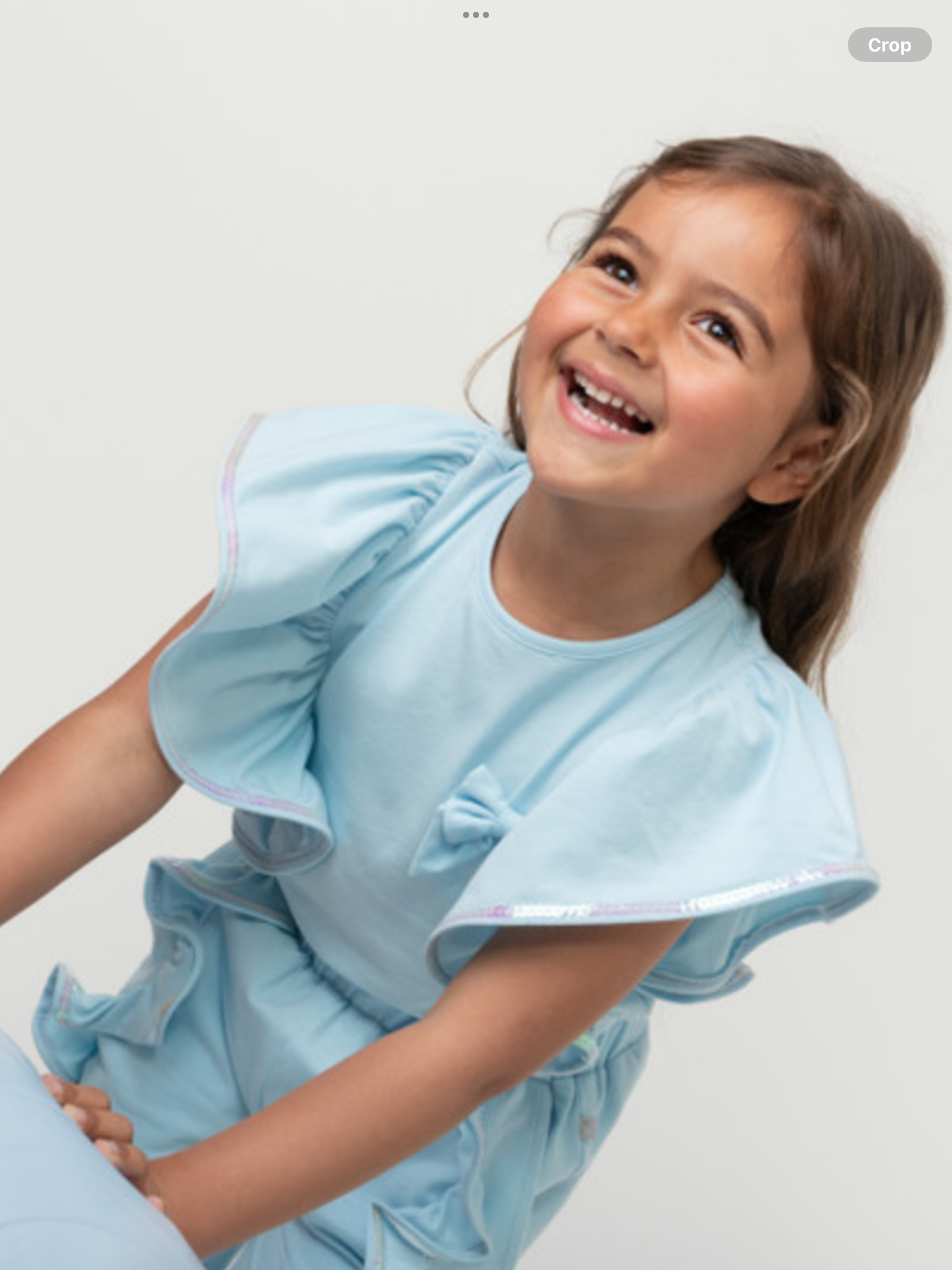 CARAMELO KIDS SKY ELEVATED ESSENTIALS RUFFLE SHORT SET  012581