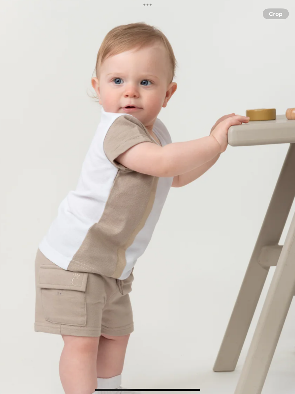 Caramelo Kids Boys Mink Block Colour Shorts Set. 012588