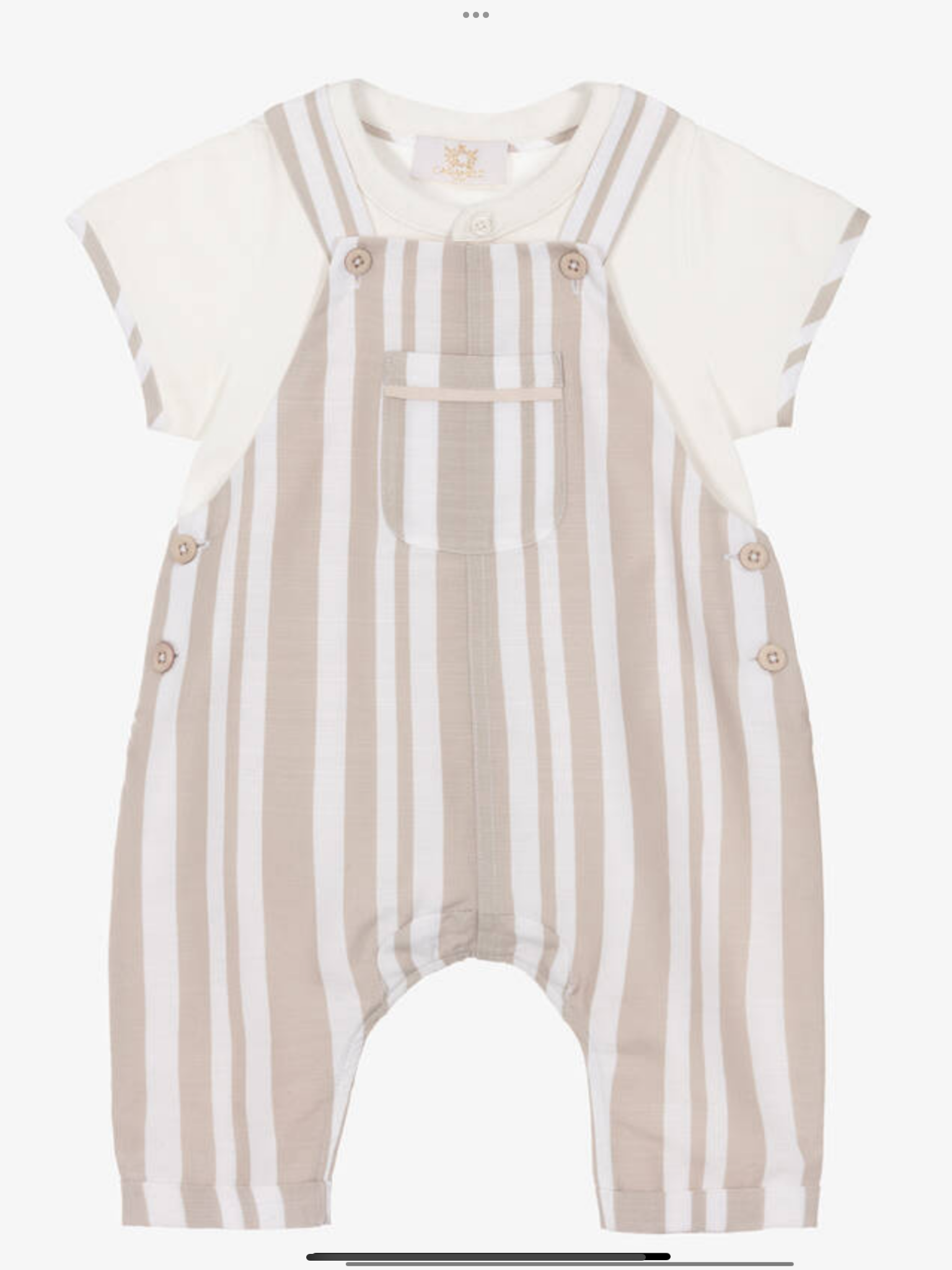 Caramelo kids dungaree set 012589