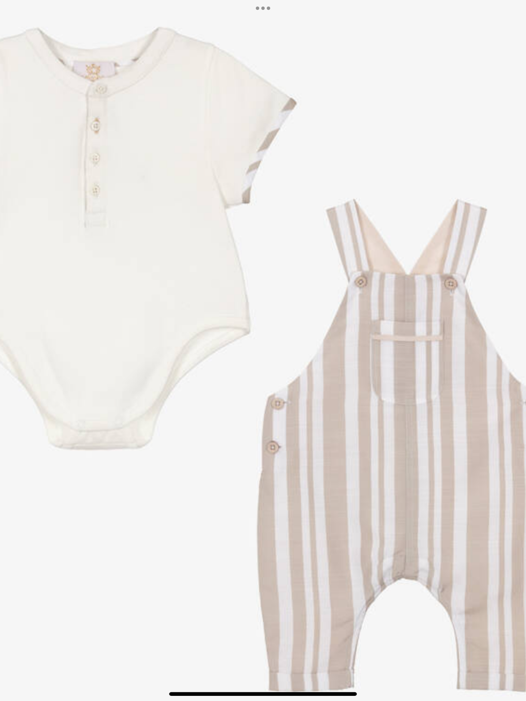 Caramelo kids dungaree set 012589