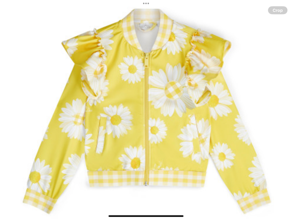 ADEE DAISY PRINT BOMBER - S252302    012591