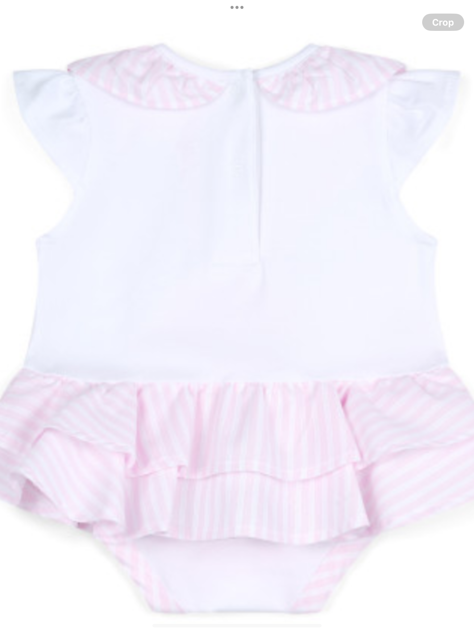 LITTLE A ANNIE BUNNY JERSEY ROMPER WITH SEERSUCKER DETAILS - LA25110 012593