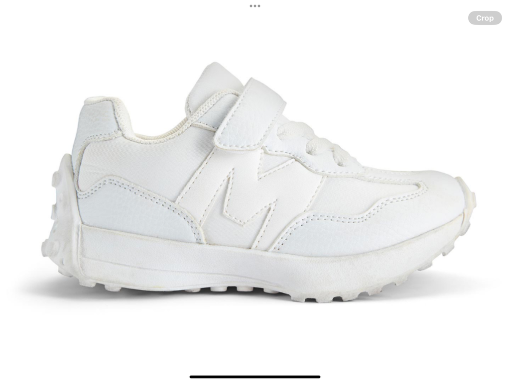 Mitch&son bright white trainers 0125100