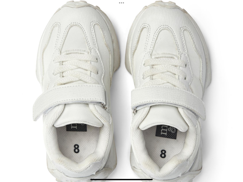 Mitch&son bright white trainers 0125100