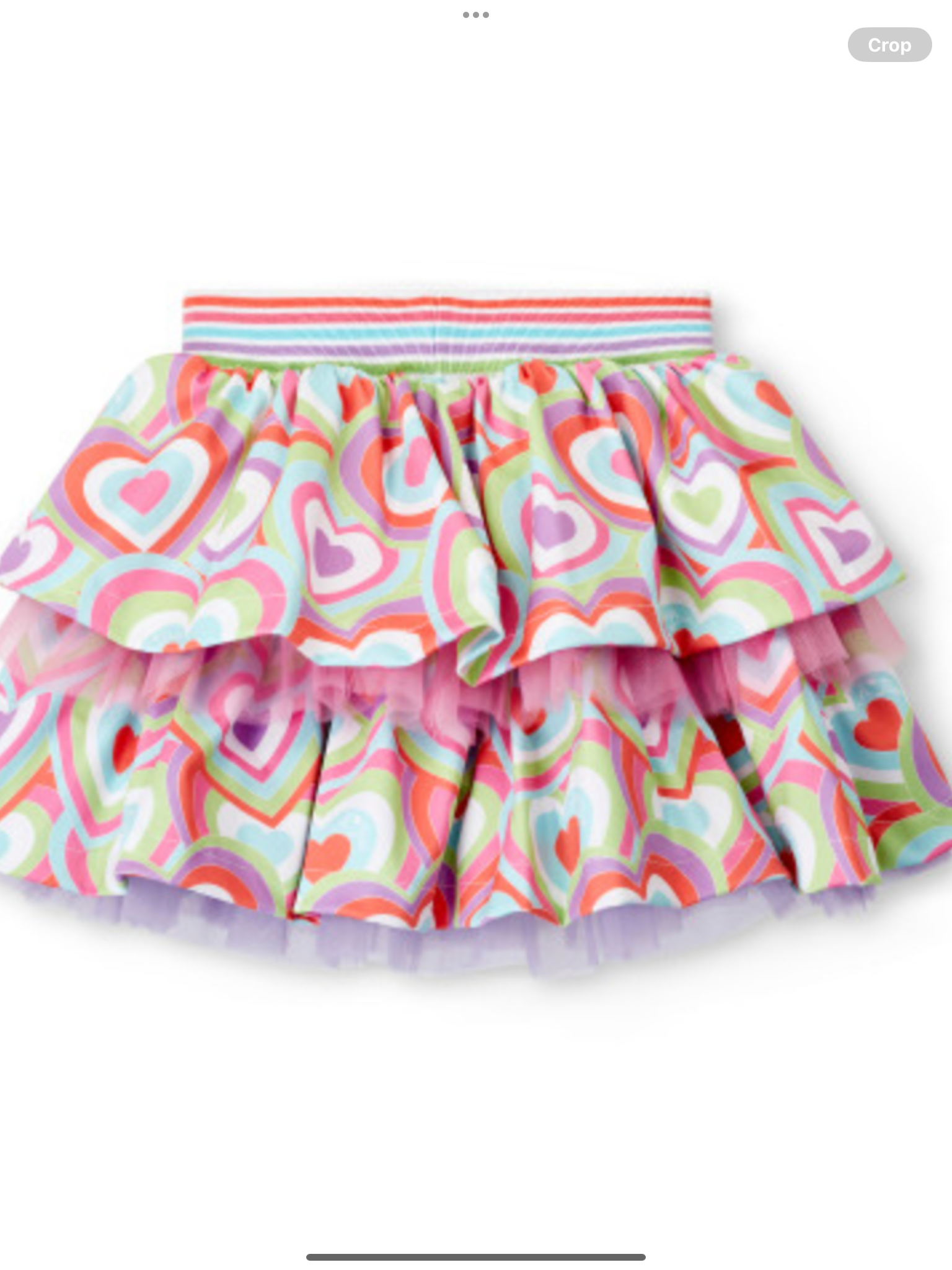 ADEE EVITA HEART PRINT SKIRT SET    0225107
