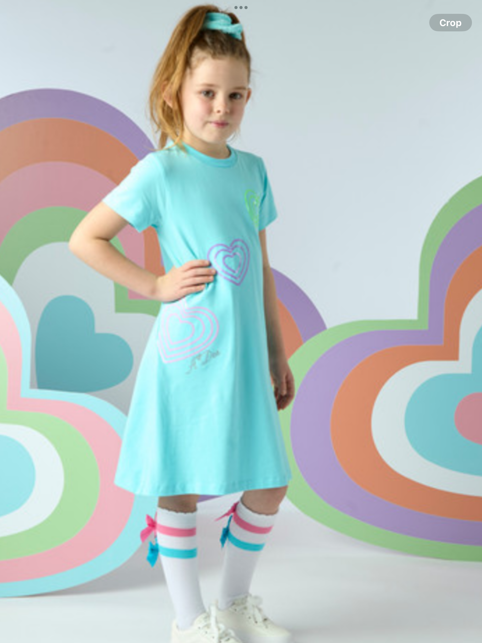 ADEE EVANGELINE HEART T-SHIRT DRESS -  0225110