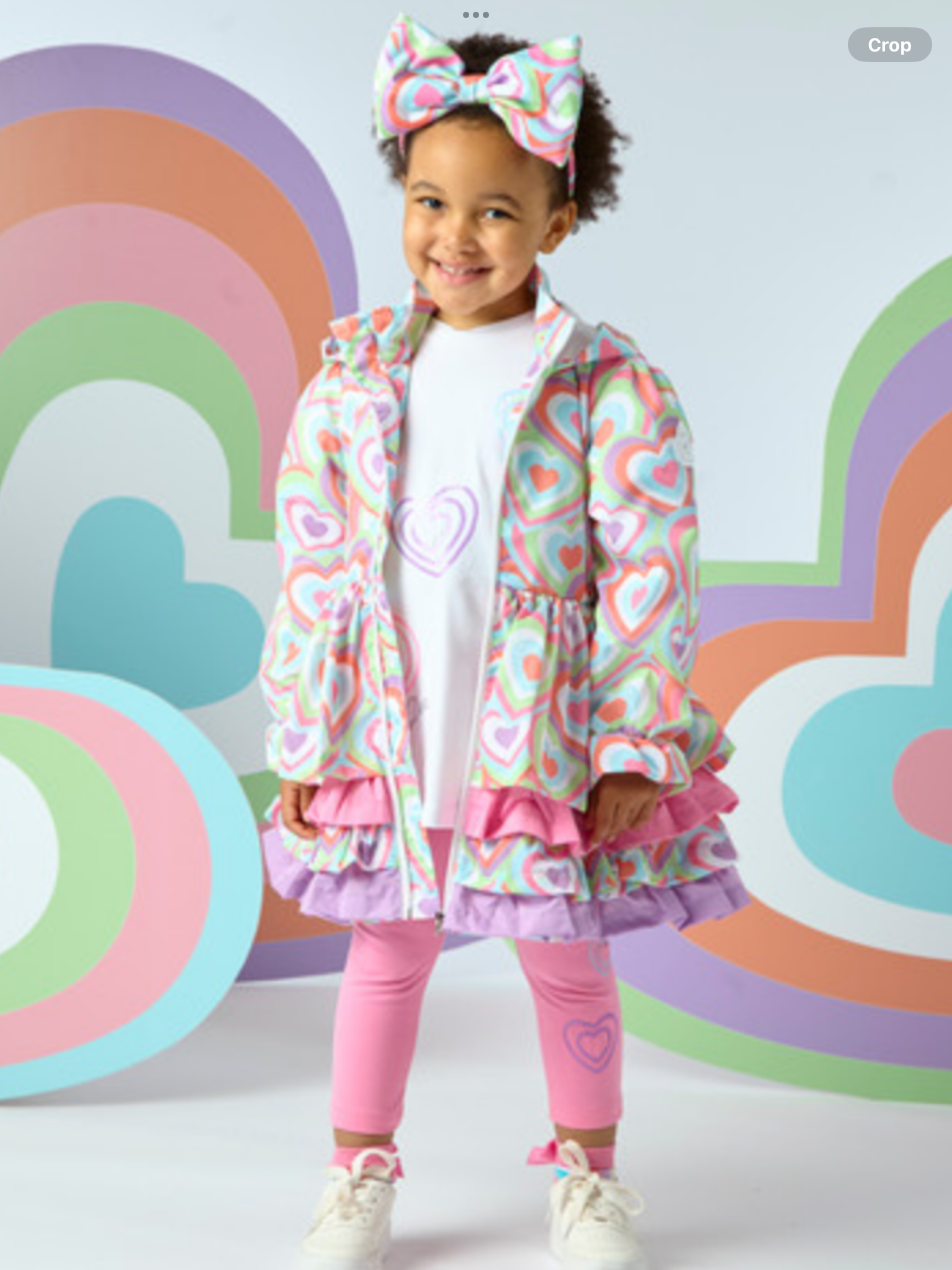 ADEE EMELYE HEART PRINT JACKET -  0225111