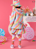 ADEE DAPHNE STRIPE RAINCOAT -  0225119