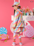 ADEE DAPHNE STRIPE RAINCOAT -  0225119