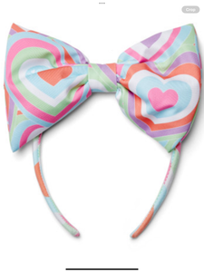 ADEE EMILY HEART PRINT HEADBAND  0225118