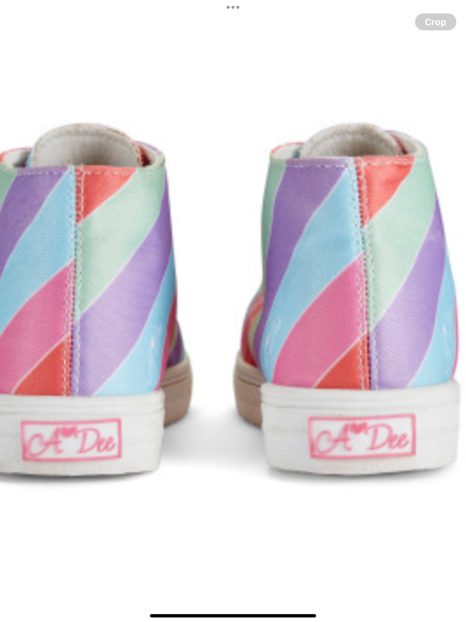 ADEE JAZZY STRIPE PRINTED CANVAS HIGH TOP - 0225120