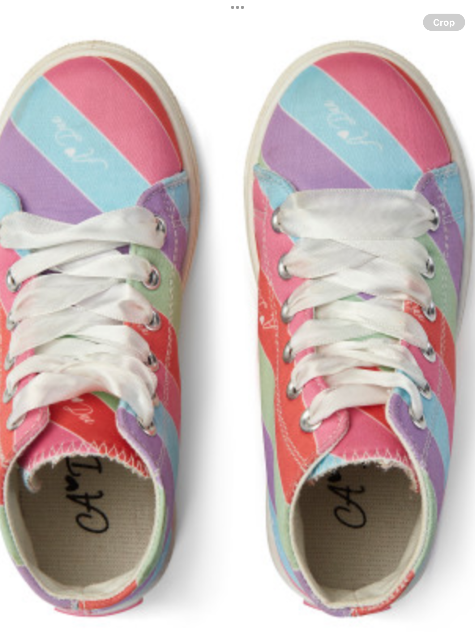 ADEE JAZZY STRIPE PRINTED CANVAS HIGH TOP - 0225120