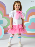 ADEE PARTY PINK TULLE PARTY DRESS - 0225122