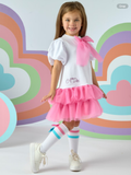 ADEE PARTY PINK TULLE PARTY DRESS - 0225122