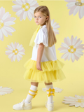 ADEE PARTY LEMON TULLE PARTY DRESS - 0225123