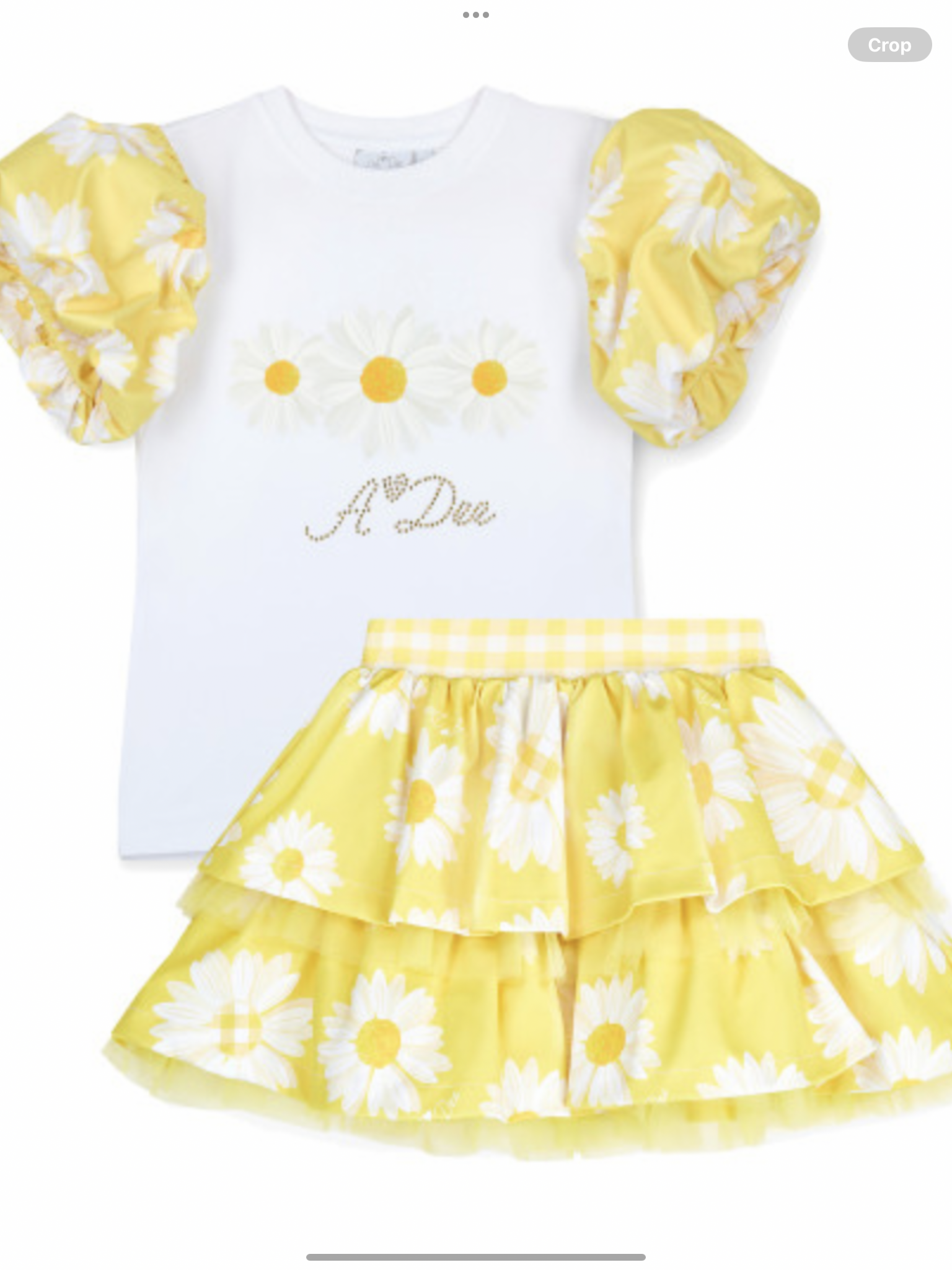 ADEE DALLAS DAISY PRINT SKIRT SET -  0225124