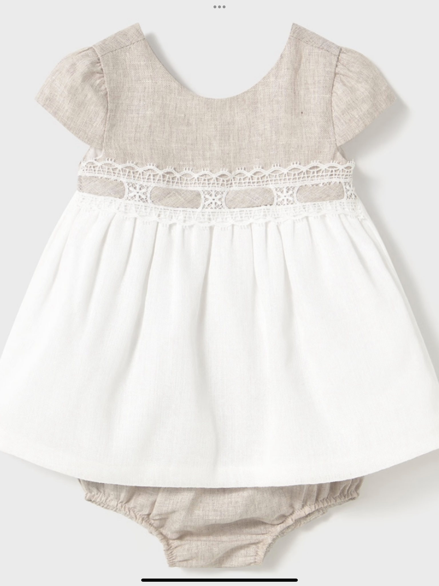 New Collection Newborn girl combined dress with nappy cover  0225135