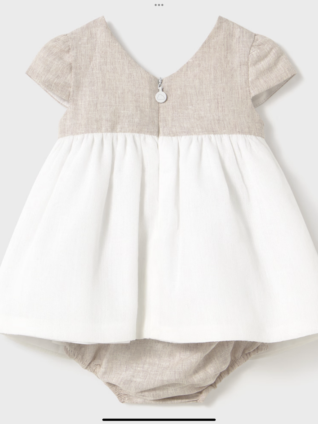 New Collection Newborn girl combined dress with nappy cover  0225135