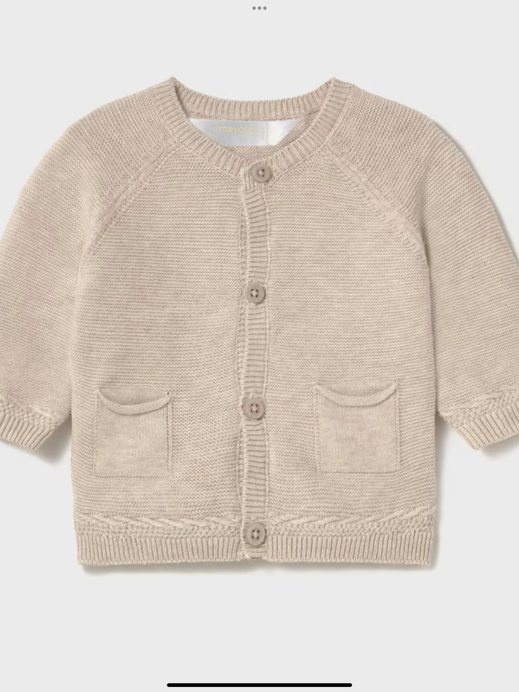 Newborn boy tricot cardigan 0225138