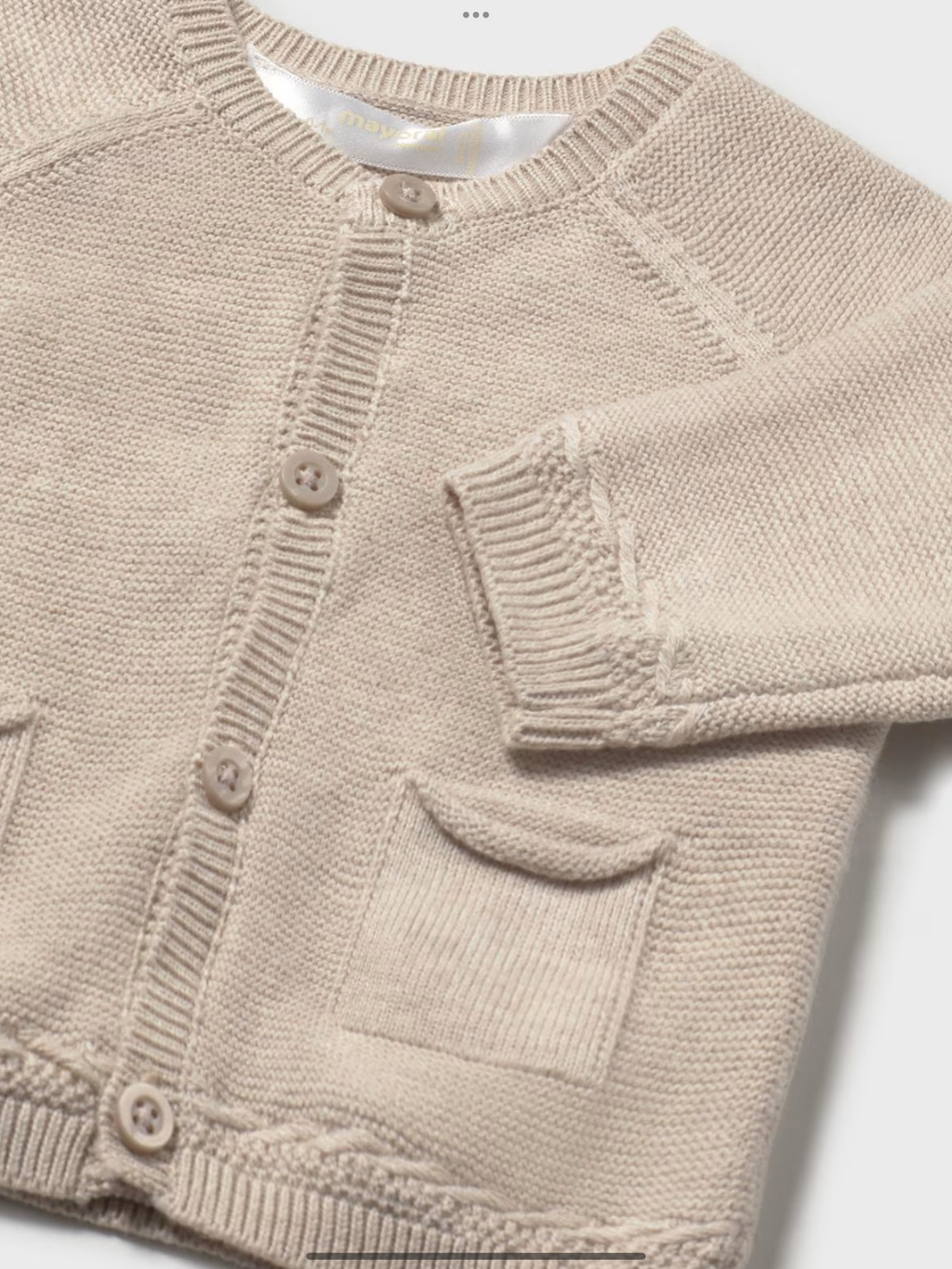 Newborn boy tricot cardigan 0225138