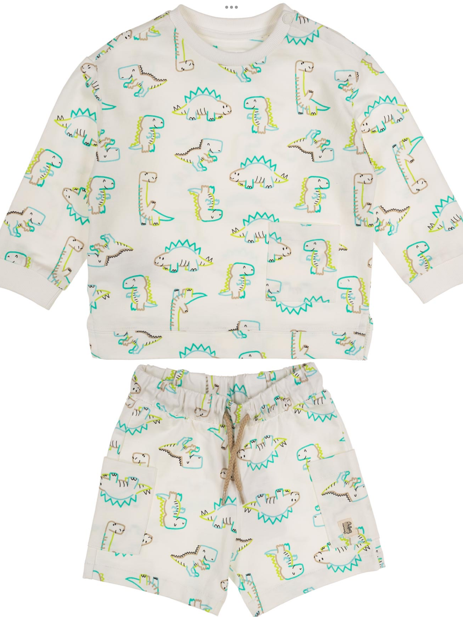 Mayoral Boys Summer Dinosaur Pullover & Shorts 0225151