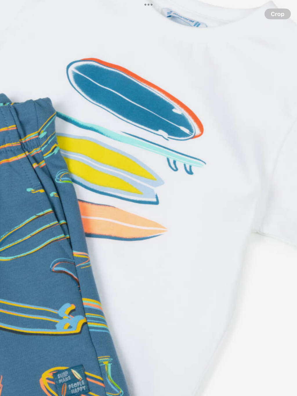 Boys White & Blue Cotton Set 0225158