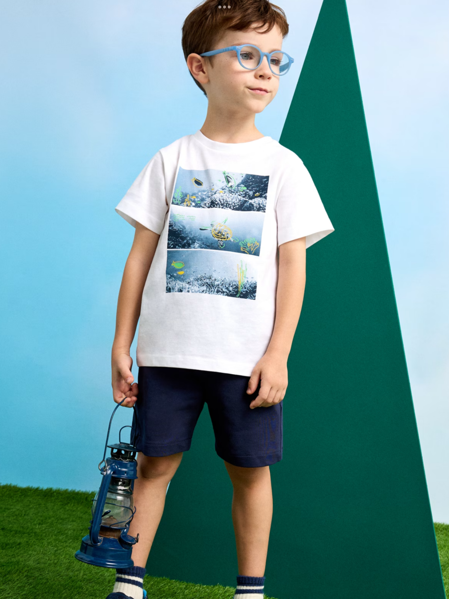 Boy 3 piece turtle print set 0225161