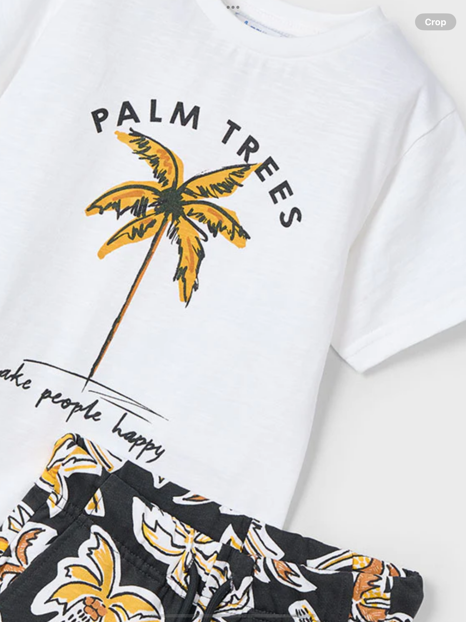 Mayoral 3604 Palm Tree Shorts Set  0225162