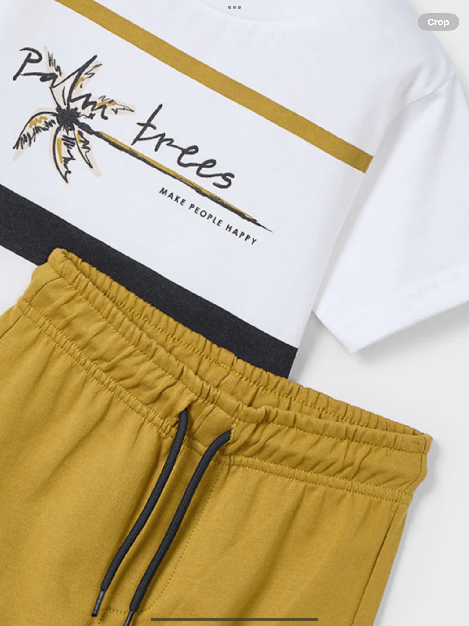 Mayoral palm tree shorts set 0225163