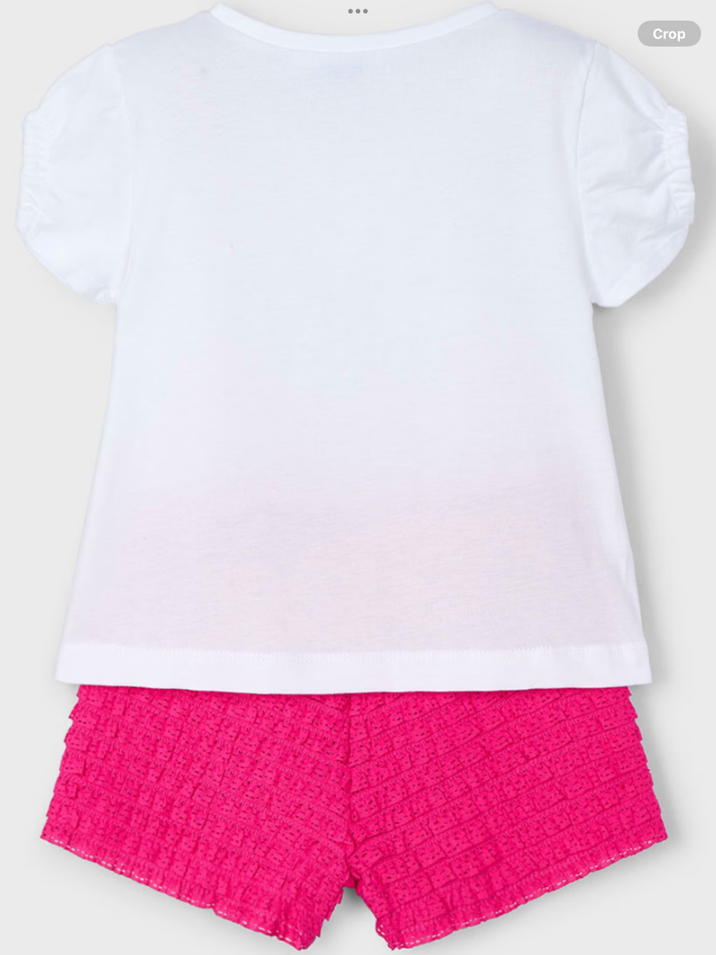 Girl shorts and print top set    0225167