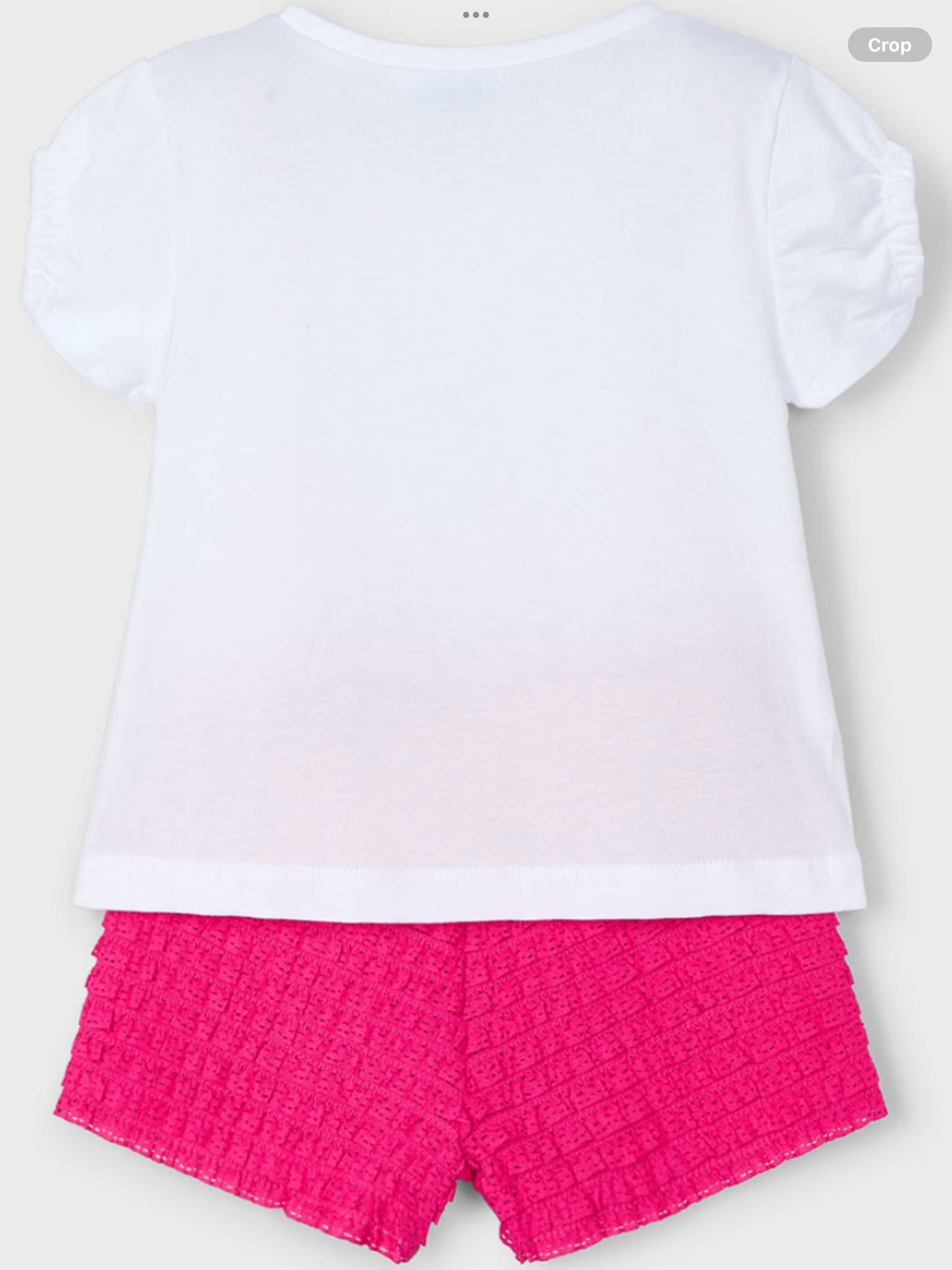 Girl shorts and print top set    0225167