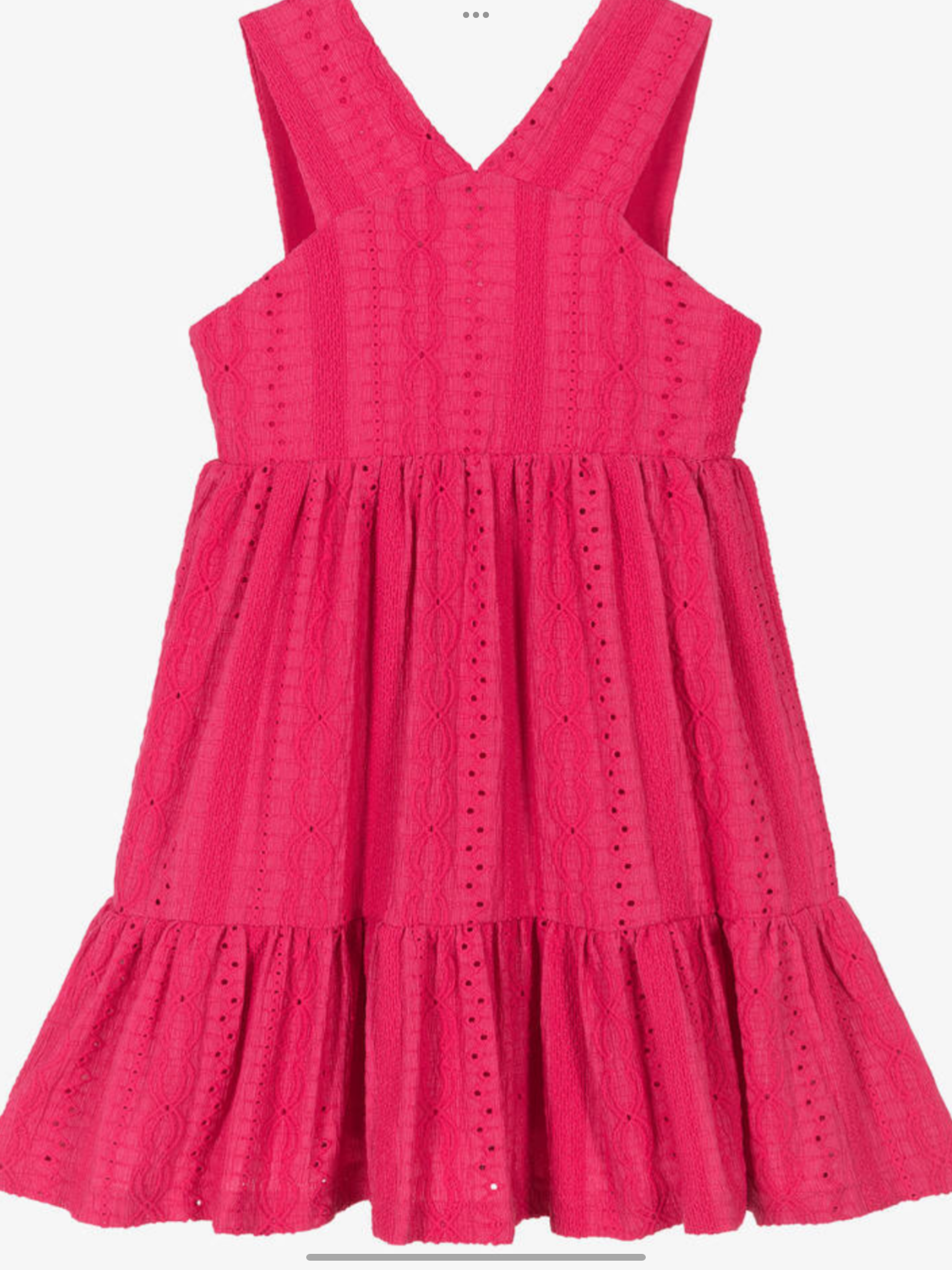 Girls Pink Embroidered Dress  0225168