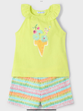 Mayoral Girl ice cream print set 0225177