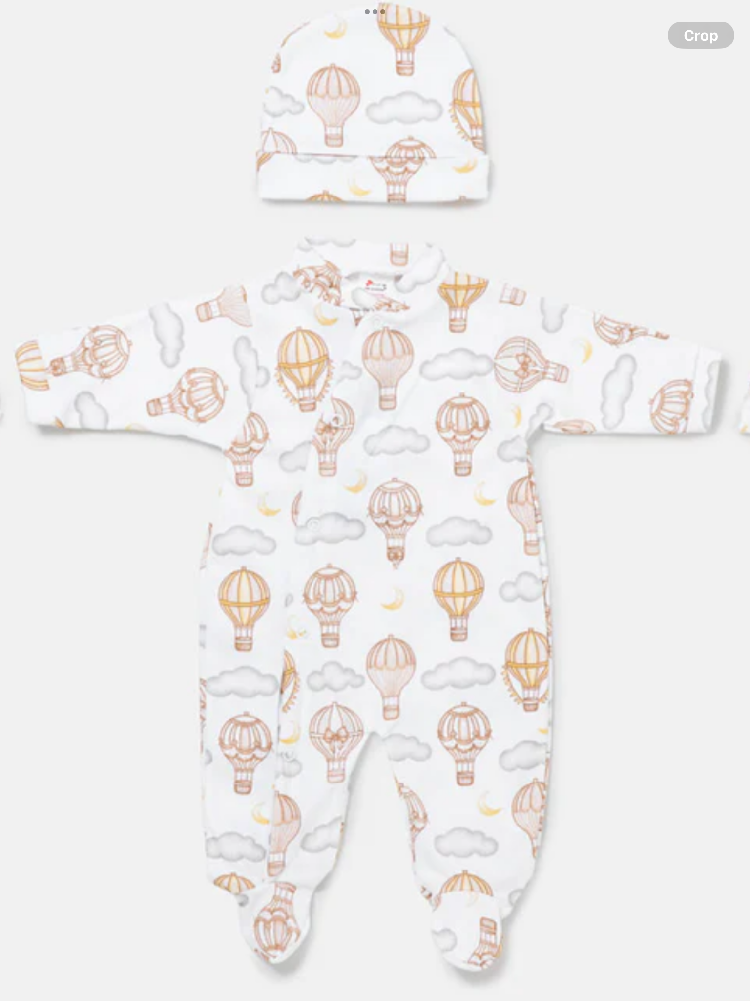 Baby Grow Hot Air Balloon Collection 3-Piece Set - Beige 0626770