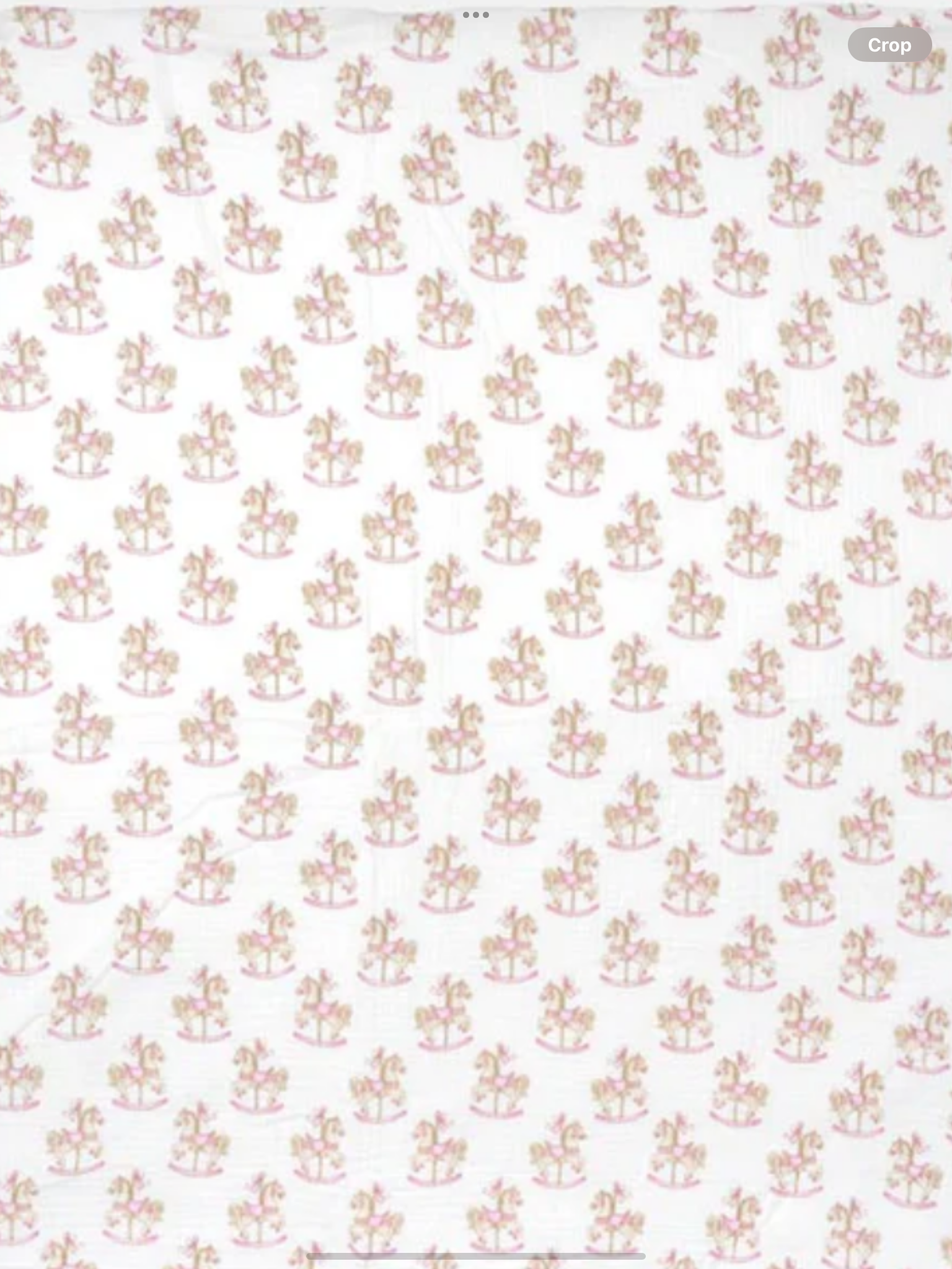 Baby Blanket Rocking Horse Collection - Baby Pink 0626774