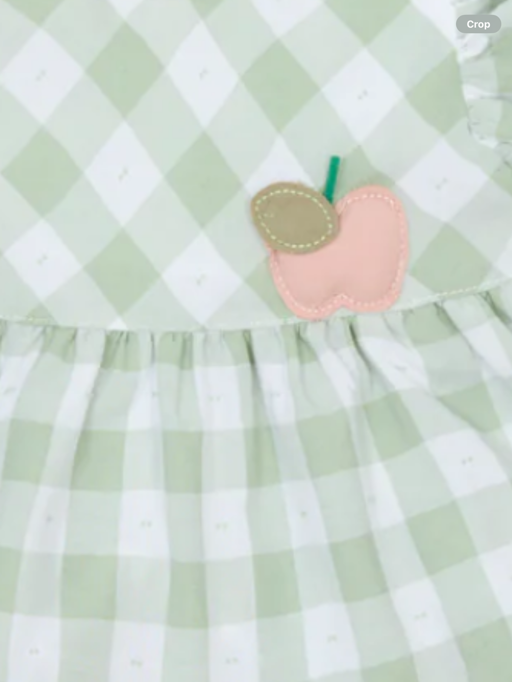 Deolinda sage checked dress 0325196