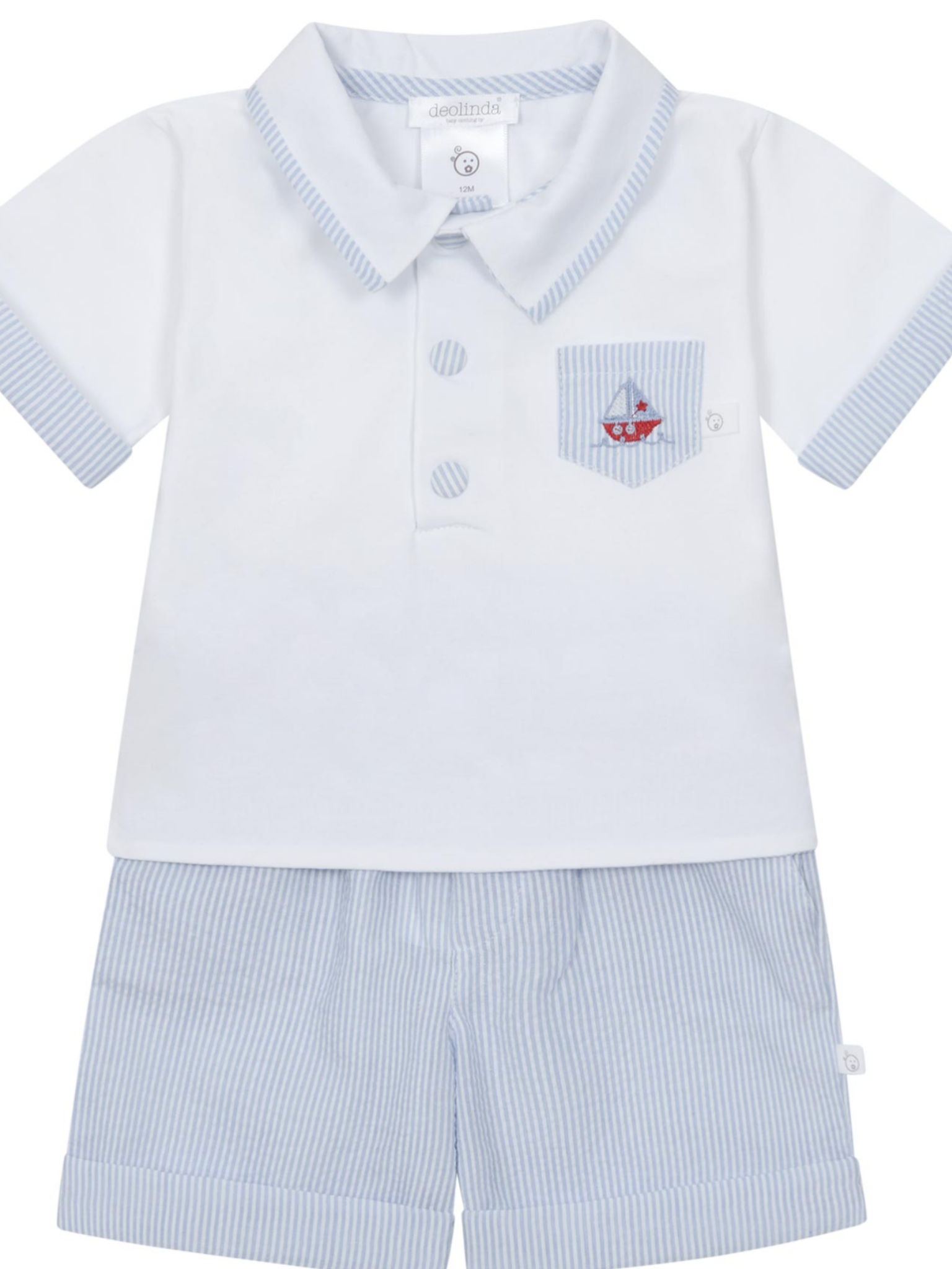 Deolinda boys victory shorts and polo top 0325205