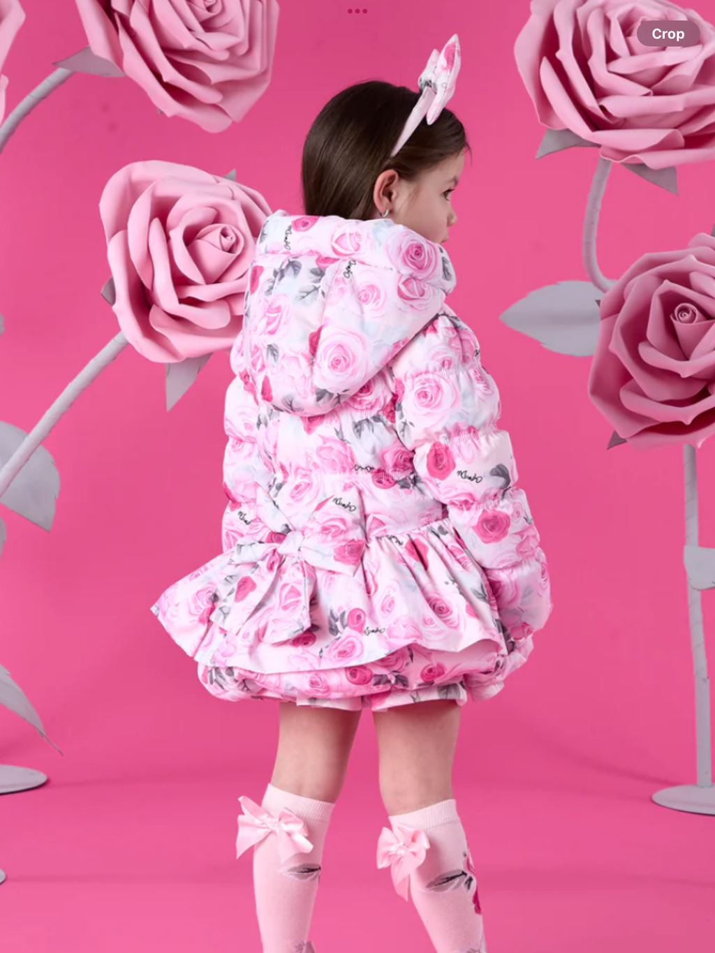 PRE-ORDER - A DEE "AVA" WINTER BLOOM - ROSE PRINT COAT - 0726782