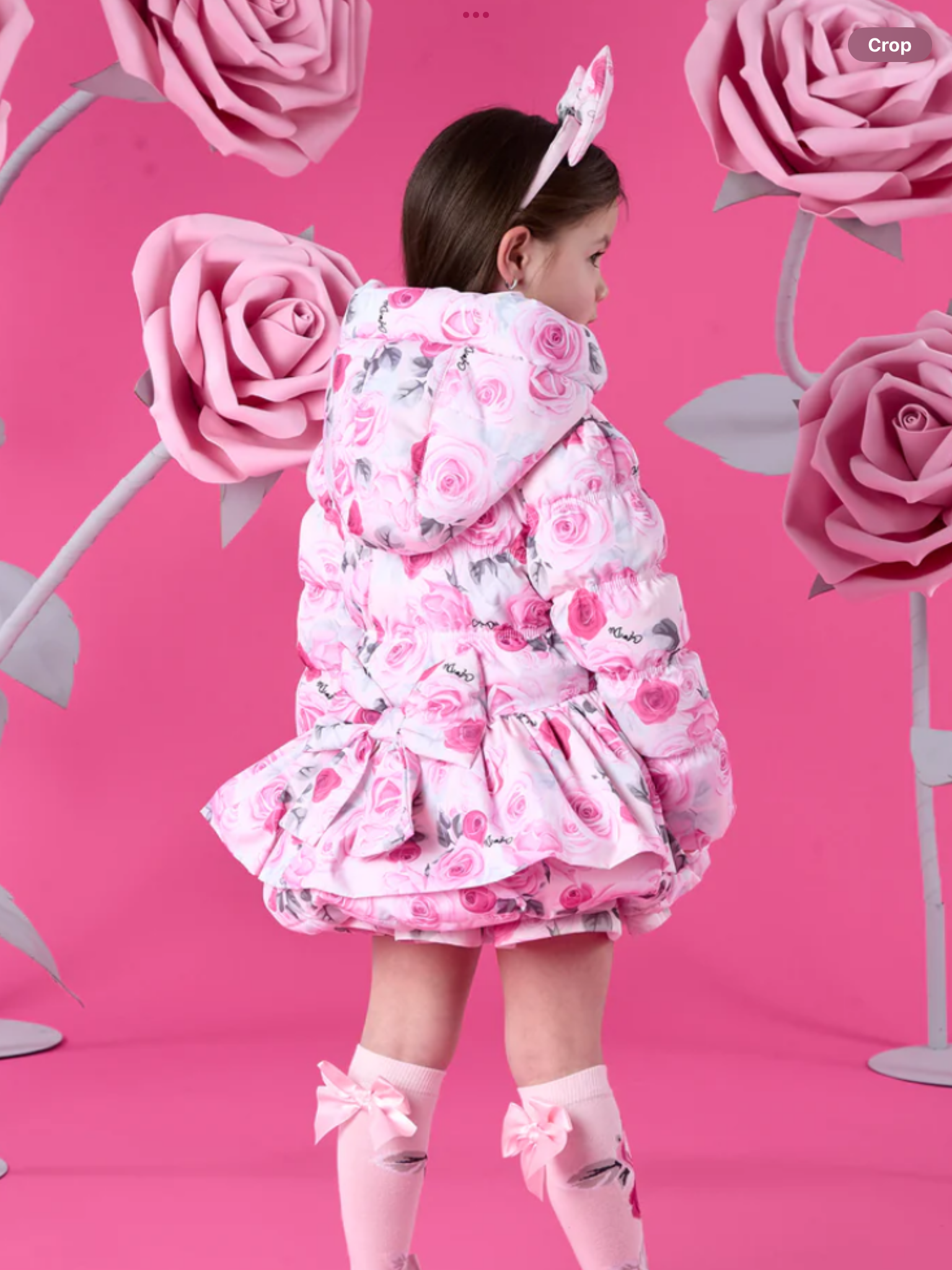 PRE-ORDER - A DEE "AVA" WINTER BLOOM - ROSE PRINT COAT - 0726782