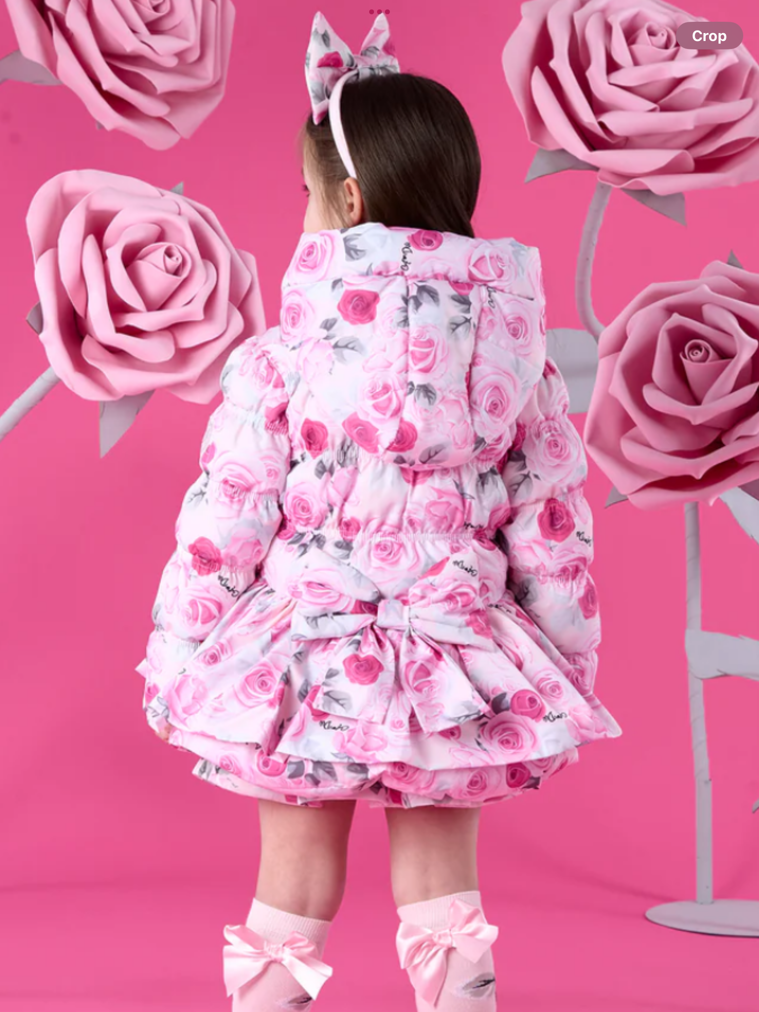 PRE-ORDER - A DEE "AVA" WINTER BLOOM - ROSE PRINT COAT - 0726782