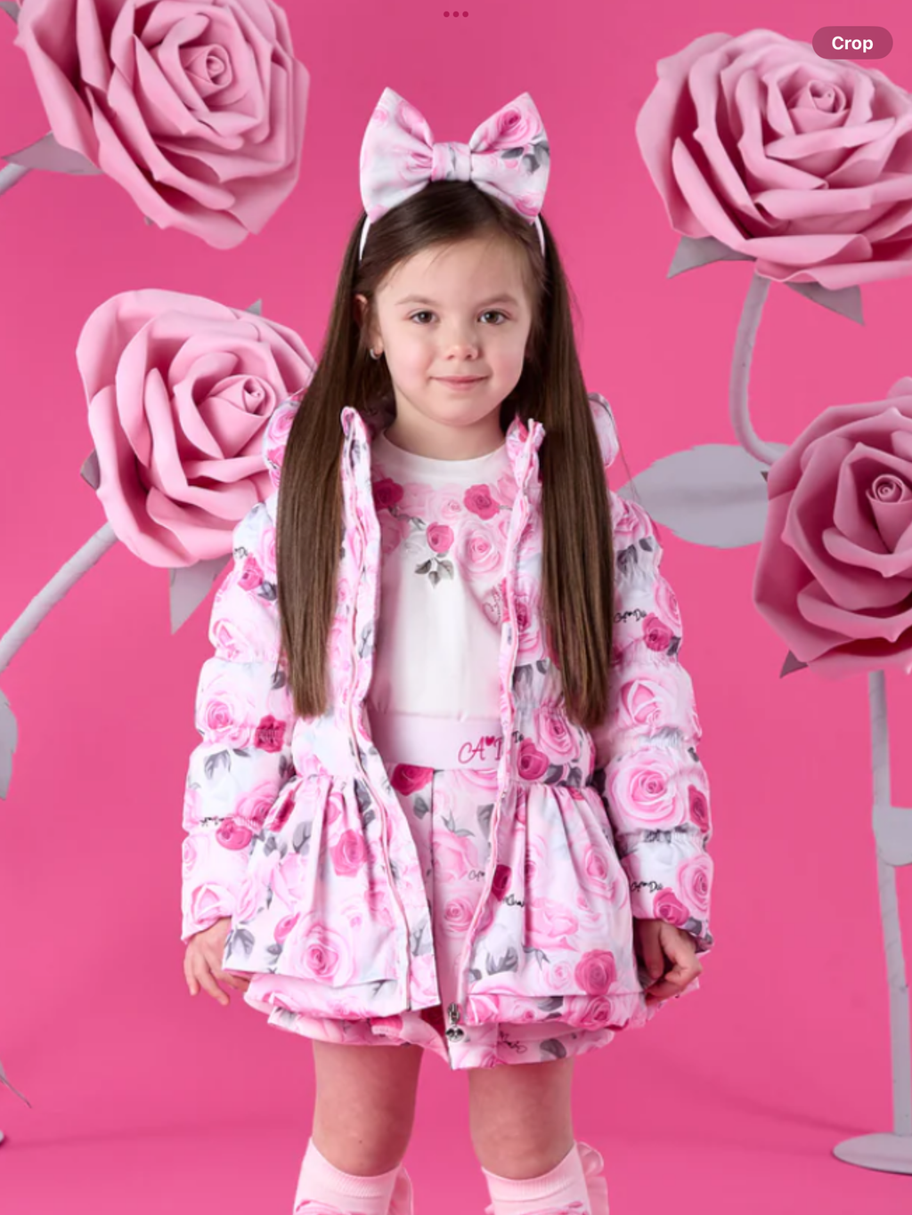 PRE-ORDER - A DEE "AVA" WINTER BLOOM - ROSE PRINT COAT - 0726782
