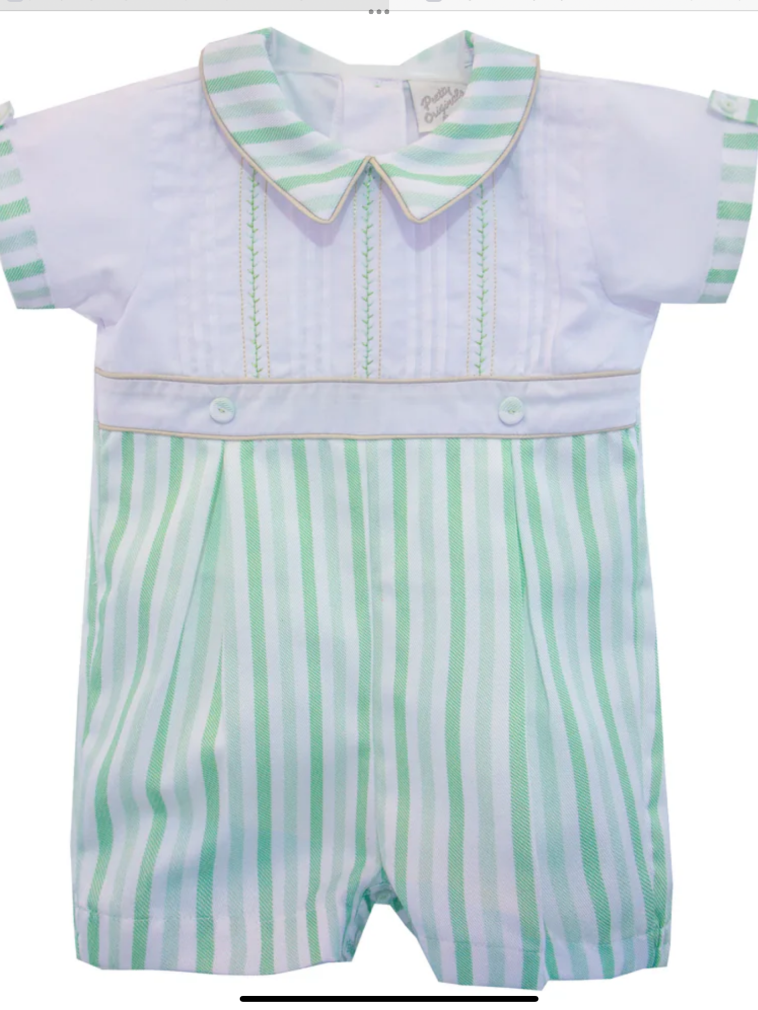 Pretty originals mint romper 0325210
