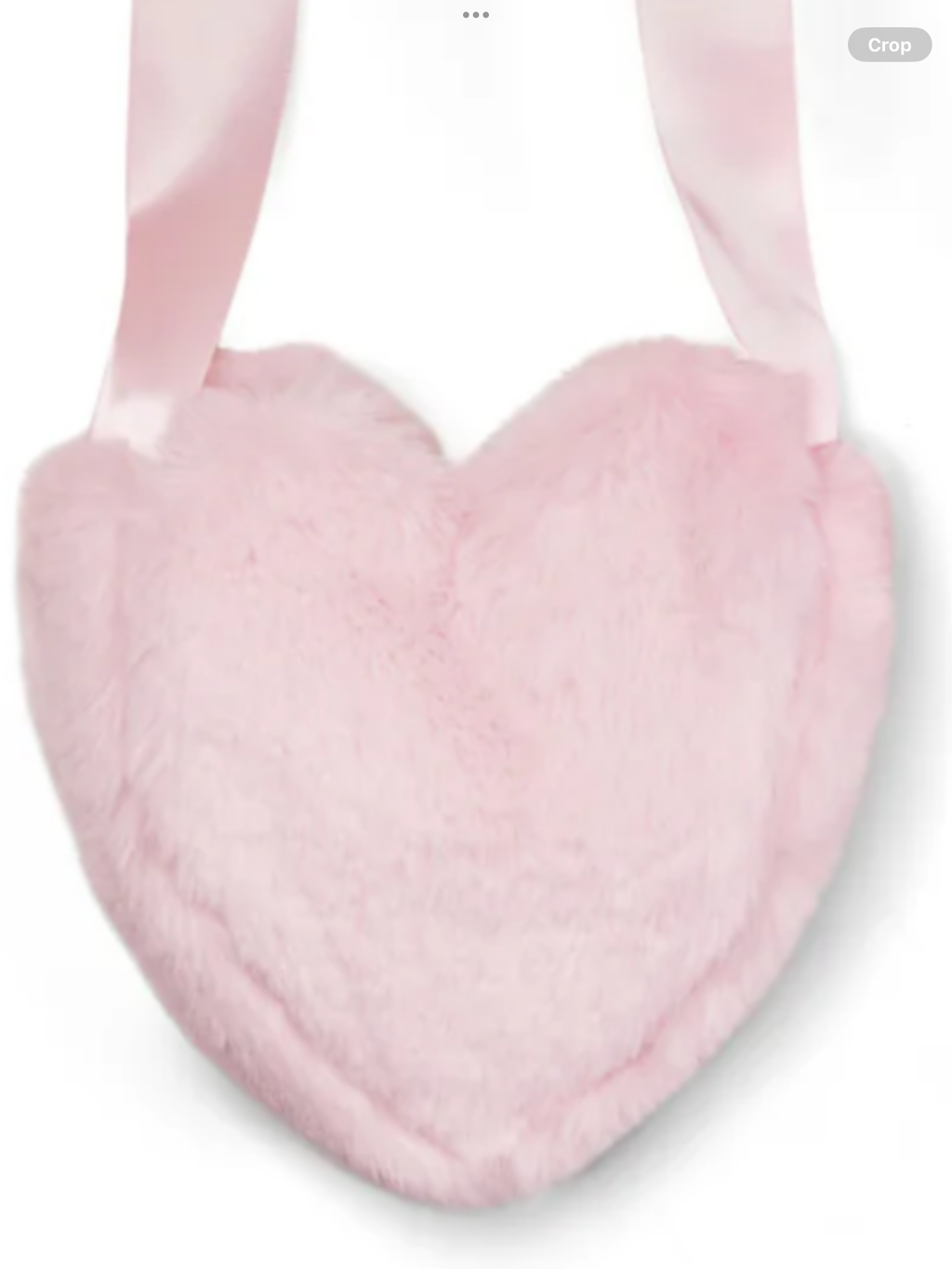 PRE ORDER A Dee Girls 'Alma' Pink Fur Heart Bag 0726793