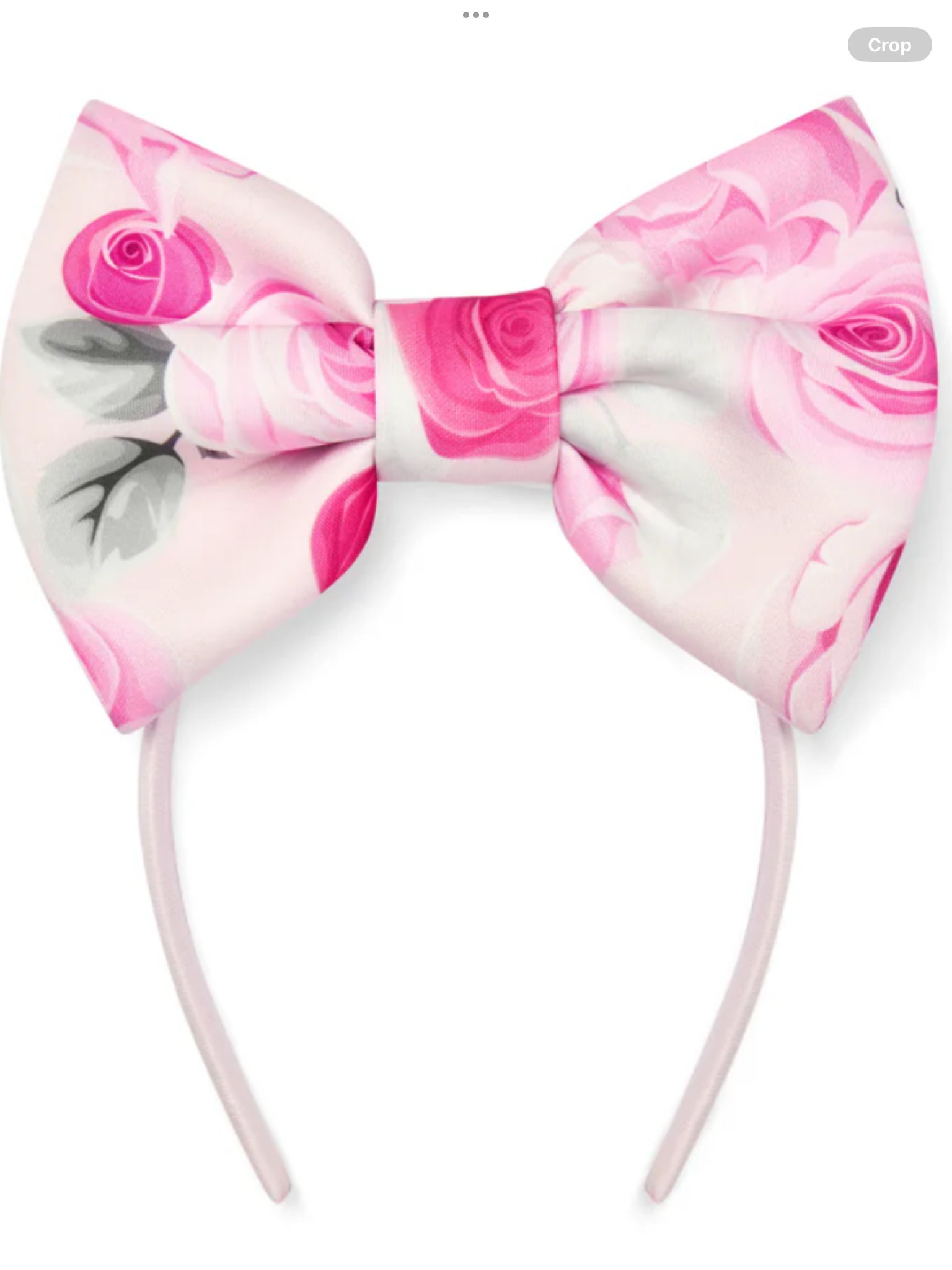 PRE ORDER A Dee Girls 'Allie' Rose Print Bow Hairband 0726795